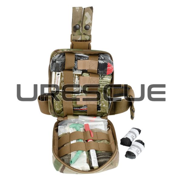 NAR Maritime Assault Kit (CCRK), Multicam, Hemostatic Gauze, Elastic bandage, Medical rolled gauze, Decompression needles, Nasopharyngeal airway, Occlusive dressing, Turnstile, Eye shield