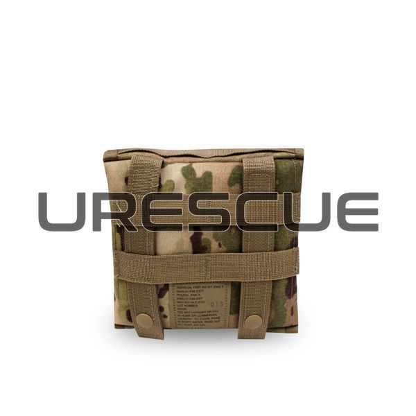 IFAK II (Individual First Aid Kit) with tourniquet, Multicam, Bandage, Gauze for wound packing, Nasopharyngeal airway, Occlusive dressing, Turnstile, Eye shield