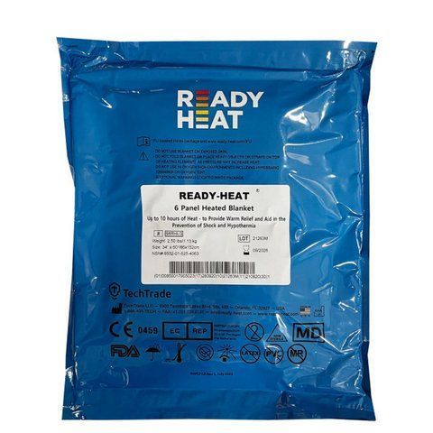 Ready-Heat 6-Panel Disposable Heated Blanket, Coyote Brown, Survival Blanket