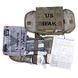 IFAK II - US Military First Aid Kit, Multicam, Bandage, Gauze for wound packing, Nasopharyngeal airway, Occlusive dressing, Eye shield