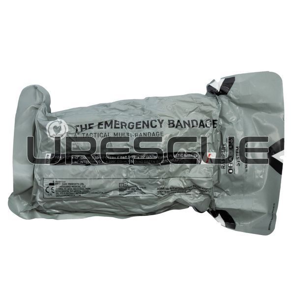 Safeguard Medical The Emergency Bandage 4" (Israeli Bandage), Olive, Bandage
