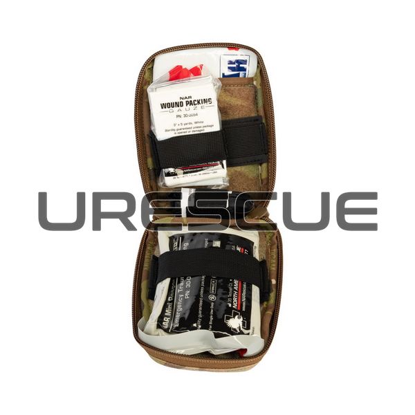 NAR Enhanced Trauma Aid Kit (ETAK) Basic, Multicam, Gauze for wound packing, Elastic bandage, Occlusive dressing