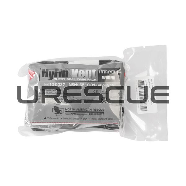 North American Rescue Supplemental IFAK Resupply Kits GEN 2 (SIRK), Clear, Bandage, Hemostatic Gauze, Nasopharyngeal airway, Occlusive dressing, Turnstile, Eye shield