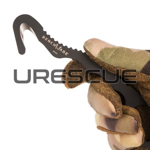 Benchmade 8 Hook safety cutter, Black, Strap cutter