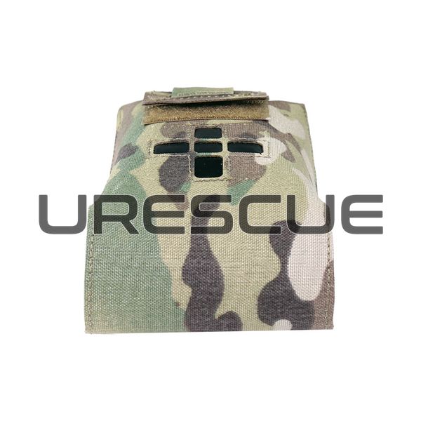 WAS Small Horizontal Laser Cut Individual First Aid Kit Pouch, Multicam, Pouch for turnstile