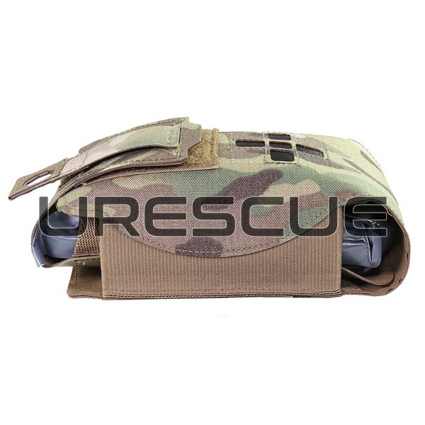 WAS Small Horizontal Laser Cut Individual First Aid Kit Pouch, Multicam, Pouch for turnstile