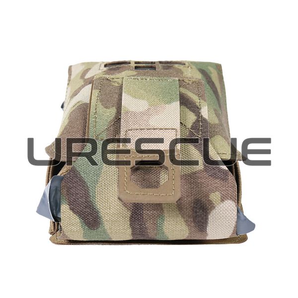 WAS Small Horizontal Laser Cut Individual First Aid Kit Pouch, Multicam, Pouch for turnstile