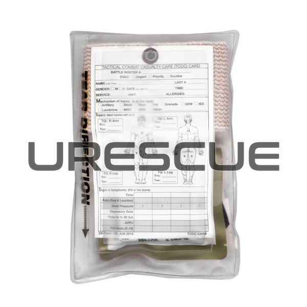 Phokus Low Visibility Deployment-2, Clear, Hemostatic Gauze, Elastic bandage, Decompression needles, Nasopharyngeal airway, Occlusive dressing