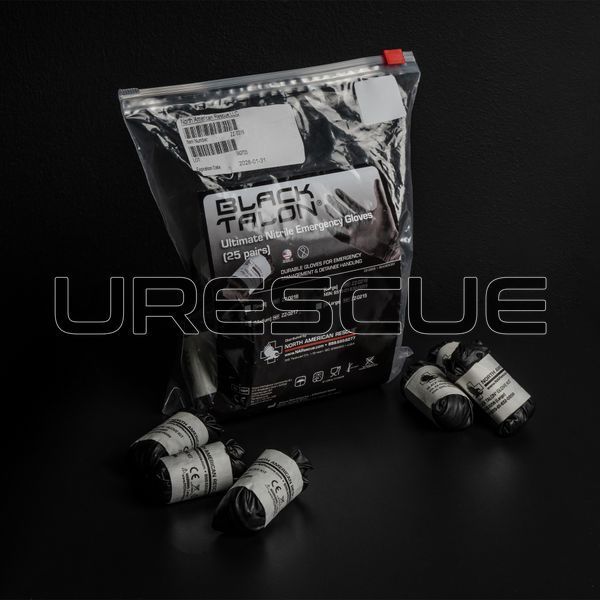 Набор нитриловых перчаток NAR Black Talon Gloves 25 пар 2000000160627 фото