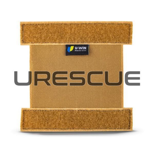 U-WIN elastic under the Coyote shoulder tourniquet, Coyote Brown, Pouch for turnstile