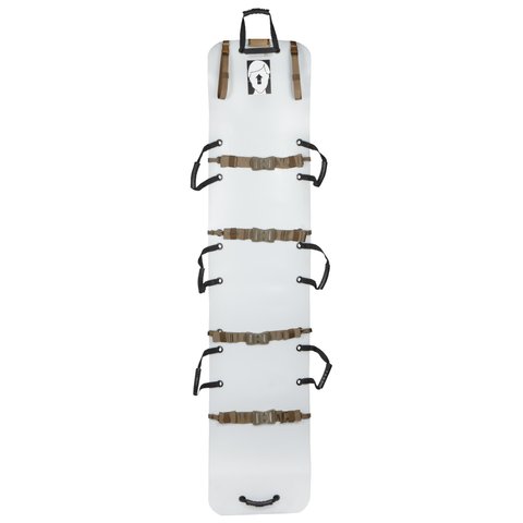 TacMed Rescue Task Force Litter with Carrier, White, Litter