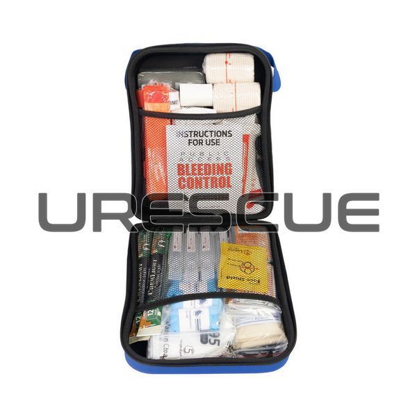 NAR Home Preparedness First Aid Kit, Blue, Gauze for wound packing, Elastic bandage, Medical scissors, Heating blanket, Turnstile, Traction splint