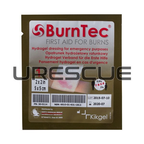 Противоожоговая гидрогелевая повязка NAR BurnTec 5x5 см 2000000166360 фото