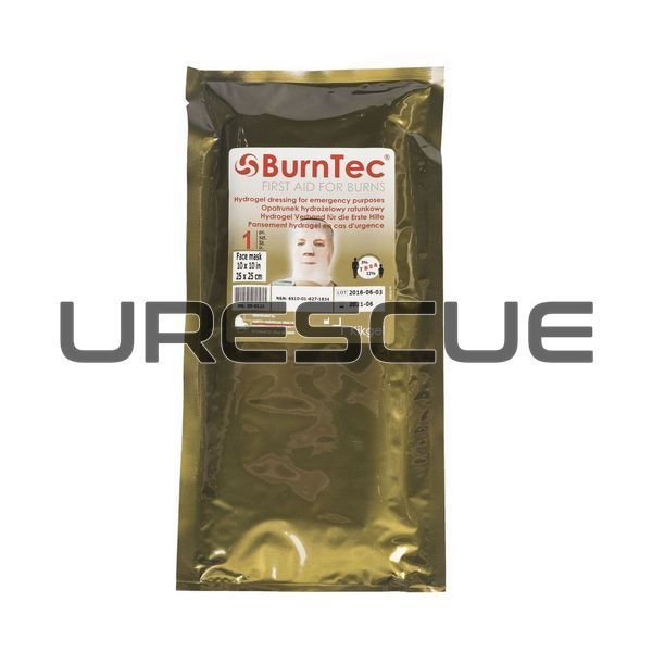 Протиопікова гідрогелева маска для обличчя NAR BurnTec Burn Mask 25x25 см 2000000166421 фото