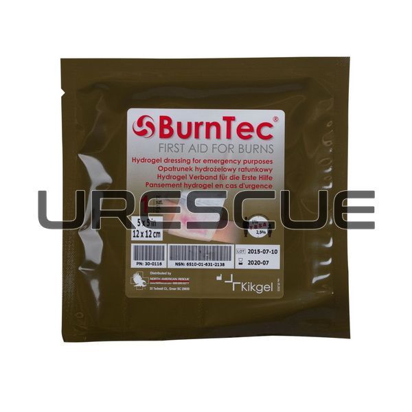 Противоожоговая гидрогелевая повязка NAR BurnTec 12x12 см 2000000166384 фото