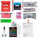 March IFAK Resupply Kit, Clear, Bandage, Hemostatic Gauze, Decompression needles, Nasopharyngeal airway, Occlusive dressing, Turnstile, Eye shield