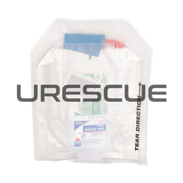 Phokus Deployment Trauma Kit-VPD, Clear, Blood collection bag, Blood typing card, Turnstile