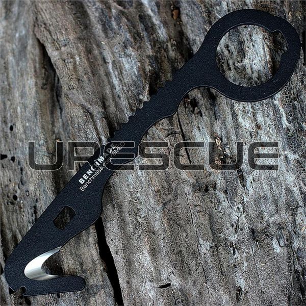 Benchmade 8 Hook with O2 Wrench, Black, Strap cutter